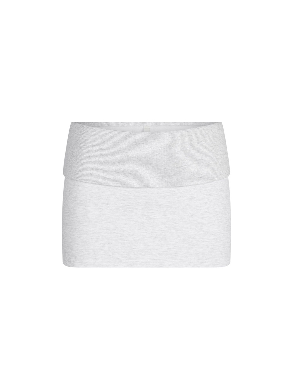 SKIMS - Fold-Over Waist Mini Skirt in Light Gray